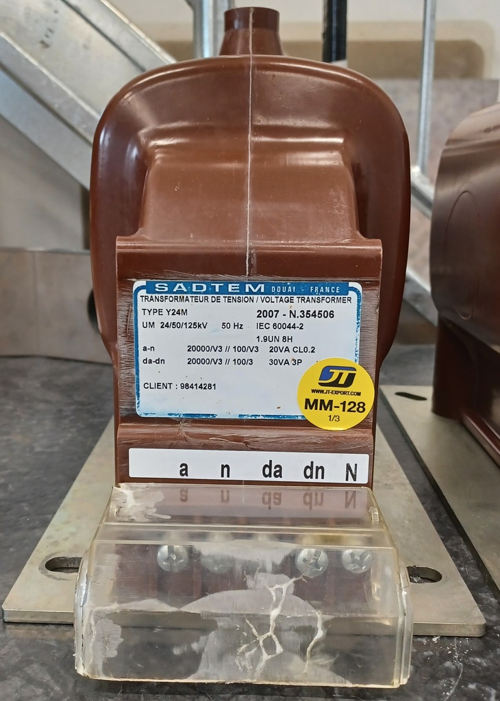 Jännitemuuntaja Sadtem Y24M 20000:V3/100:V3/100:3 20VA cl 0,2; 30VA