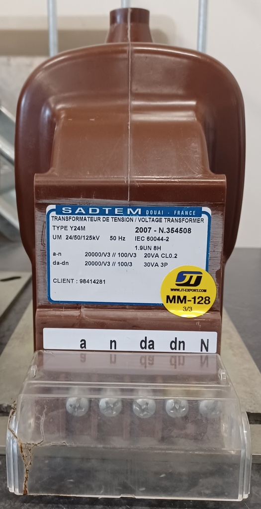 Jännitemuuntaja Sadtem Y24M 20000:V3/100:V3/100:3 20VA cl 0,2; 30VA
