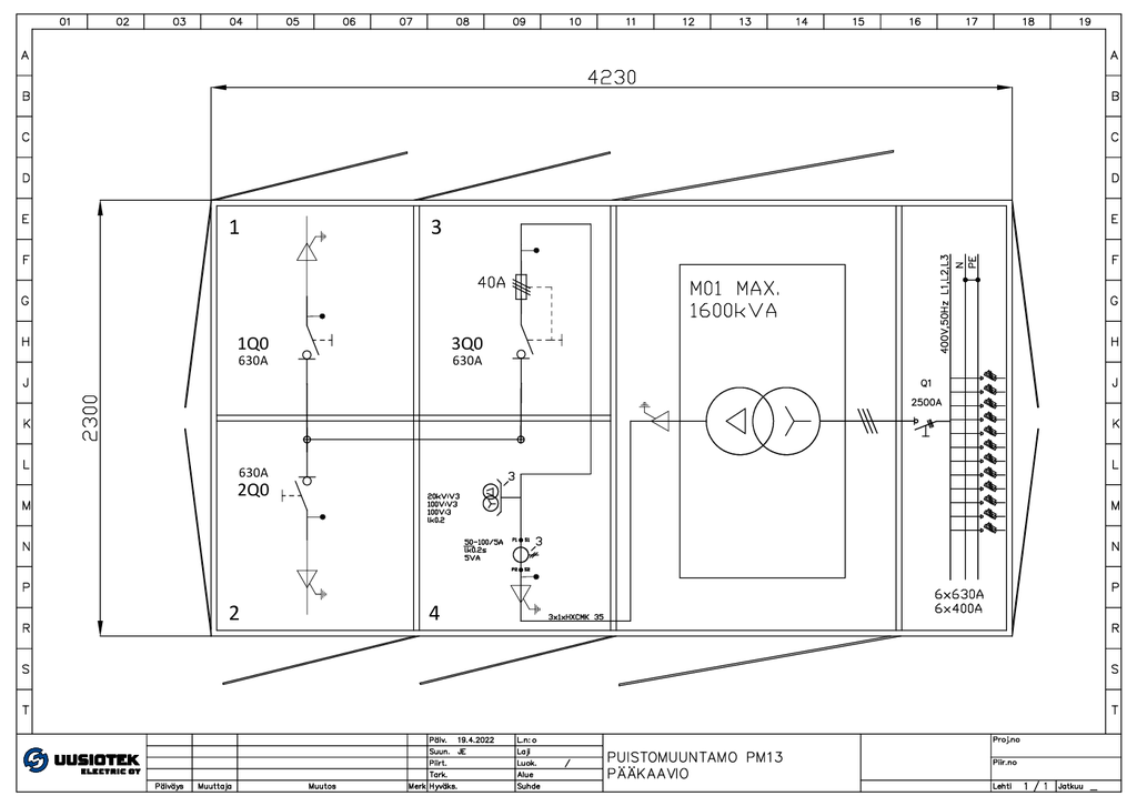 PM13 Puistomuuntamo Norelco 2016 >1600kVA