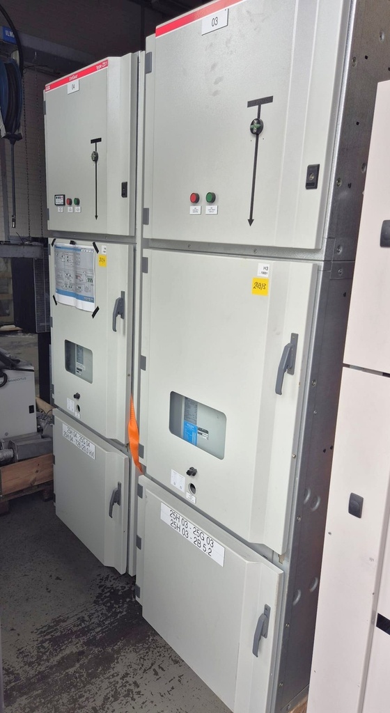 24kV 20kA 1250A ABB Unigear ZS1 kojeisto vm. 2006