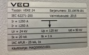 24kV 20kA 1250A VEO VEKE24 kojeisto vm. 2015