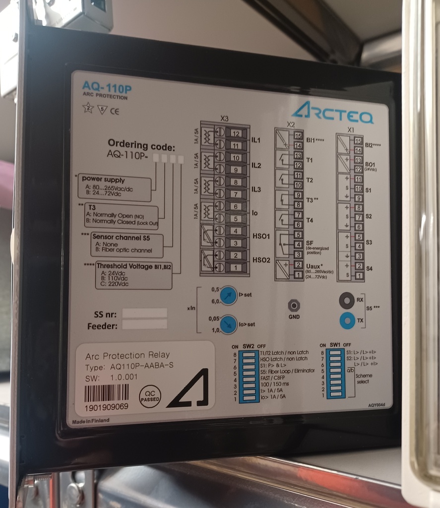 Suojarele Arcteq AQ-110P