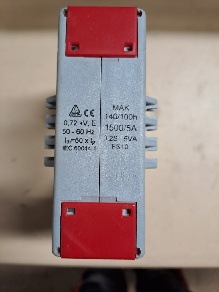 Virtamuuntaja MAK 140/100h, 1500/5A 0.2S