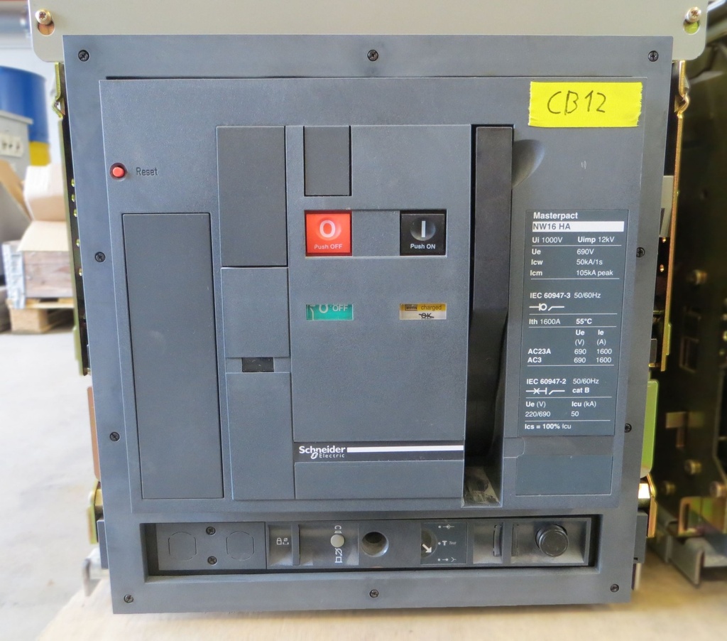 1600A Circuit breaker MERLIN GERIN  NW16 HA / no relay