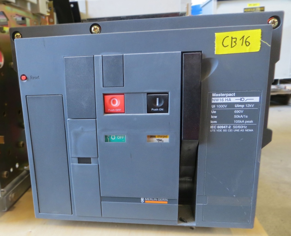 1600A circuit breaker MERLIN GERIN NW16 HA