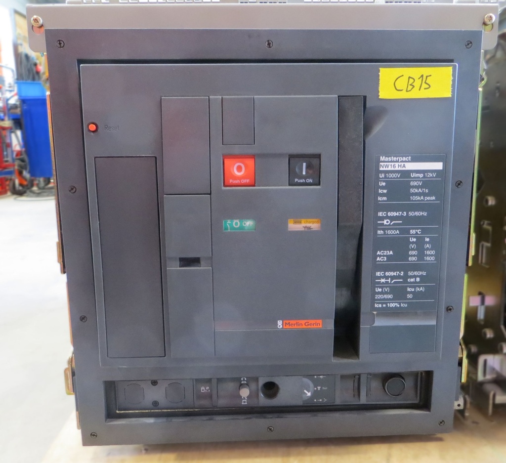1600A circuit breaker MERLIN GERIN NW16 HA 