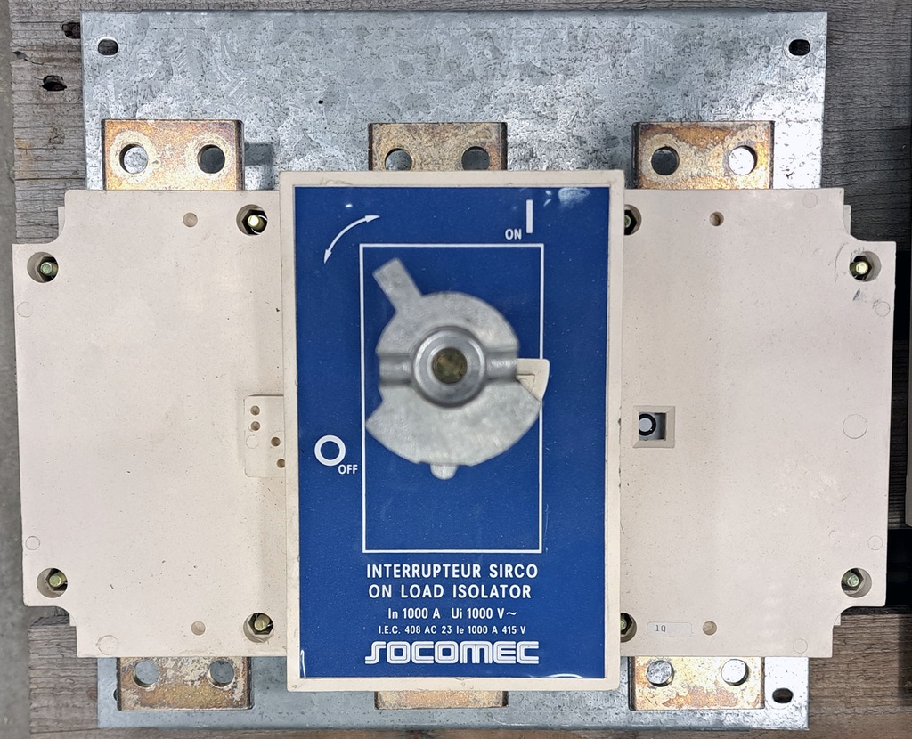 1000A Socomec Sirco kuormakytkin