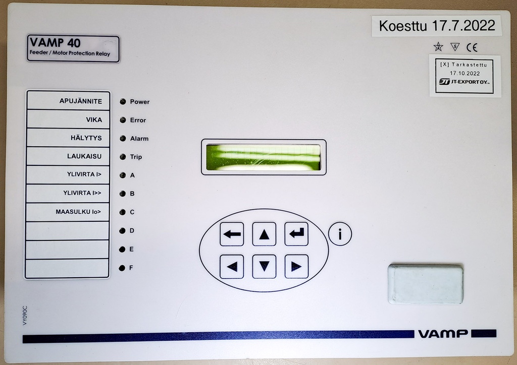 Protective relay VAMP 40