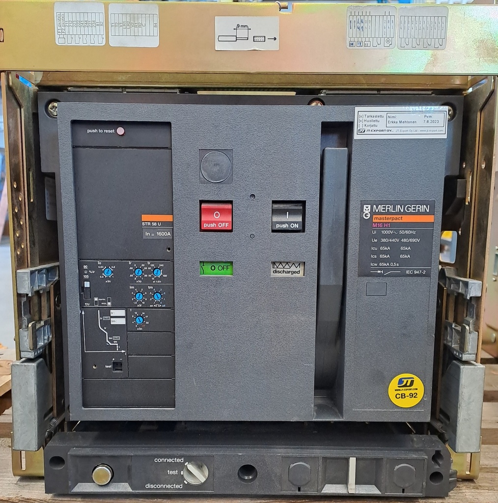 1600A circuit breaker Merlin Gerin Masterpact M16 H1