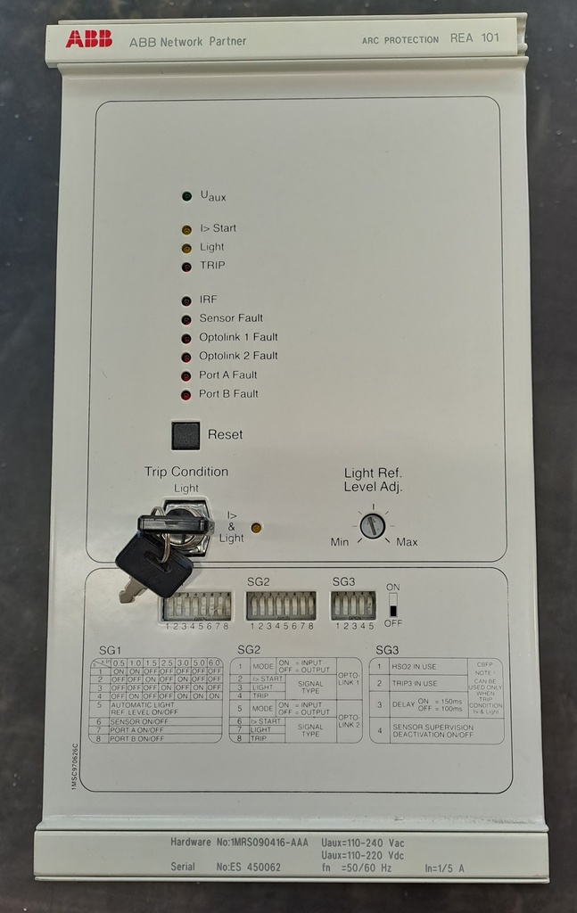 Arc relay ABB REA 101