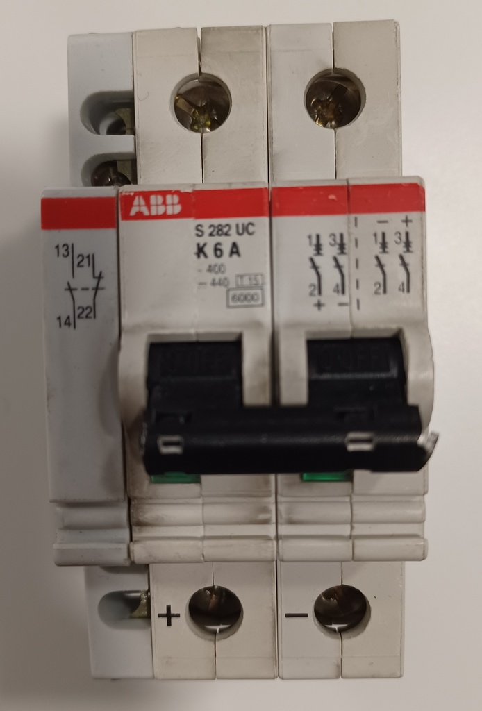 Line protection circuit breaker 220DCV K6A