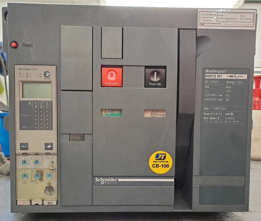 1200A Schneider Masterpact NW12 N1 circuit breaker