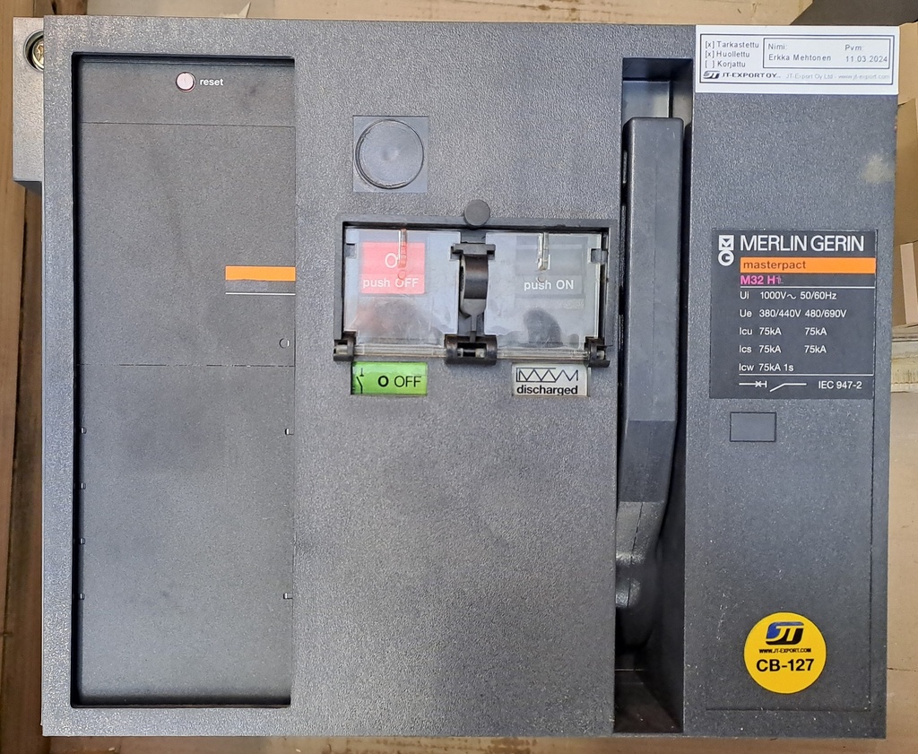 3200A Circuit breaker Merlin Gerin Masterpact M32 H1 /no relay