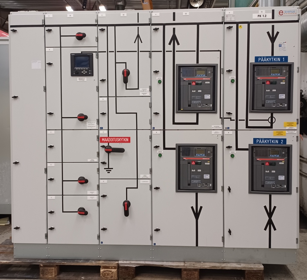 1600A 230_400V Icw 50kA Ipk 105kA fields 01-04 EAvenue PK1.2 low voltage center