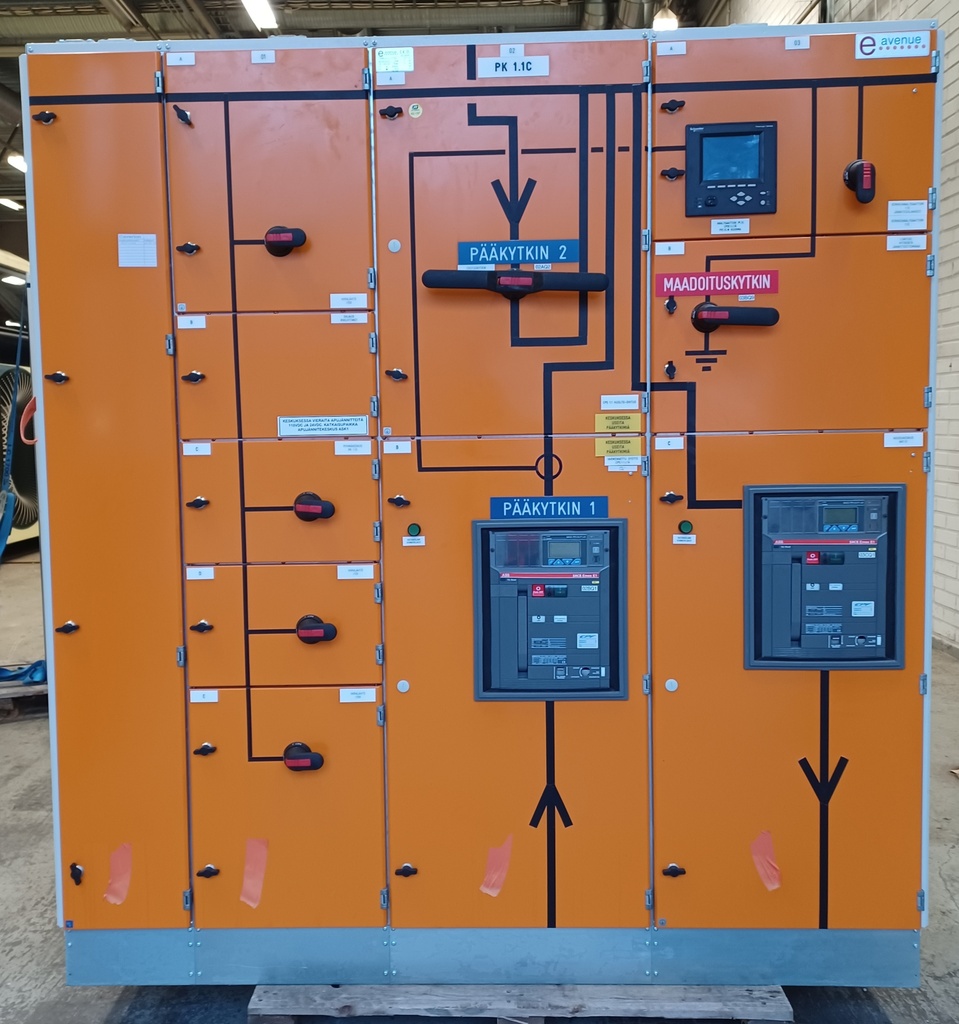 1600A 230_400V Icw 50kA Ipk 105kA fields 01-03 EAvenue PK1.1C low voltage center