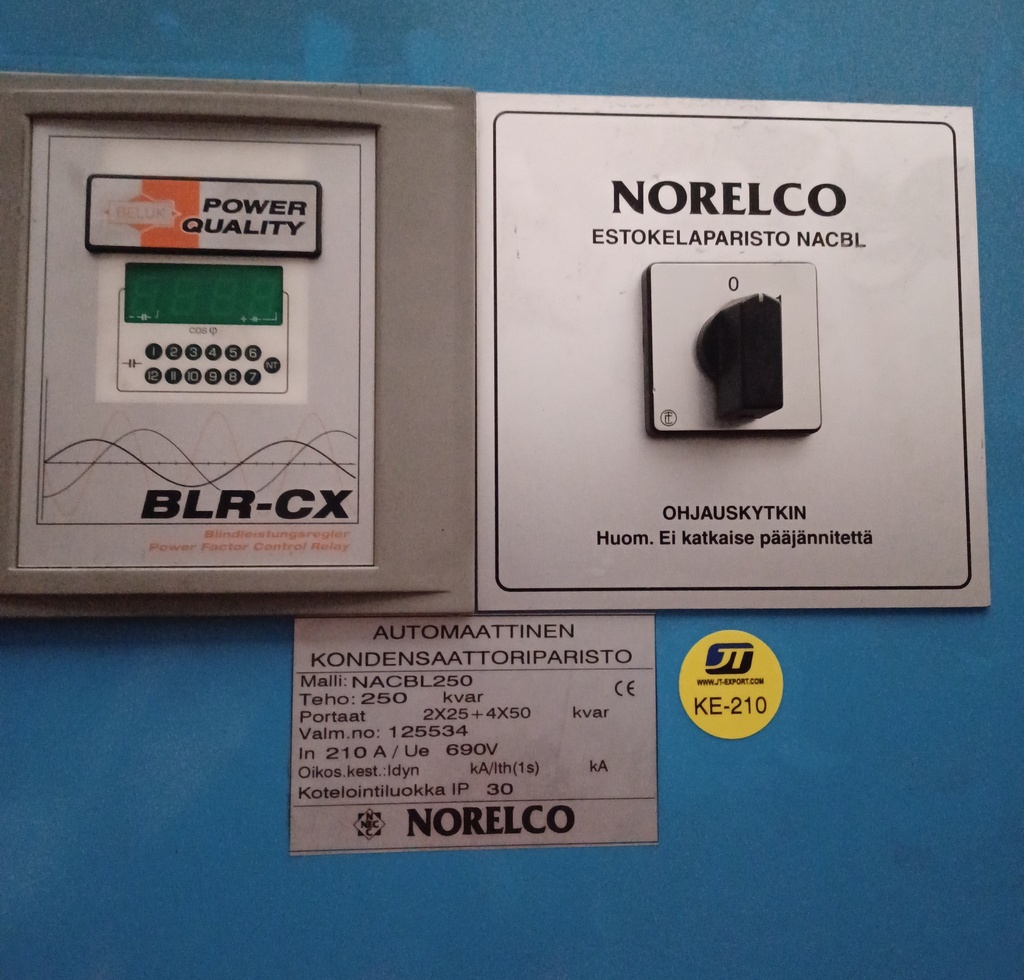 Norelco 250 kVAr Estokelaparisto