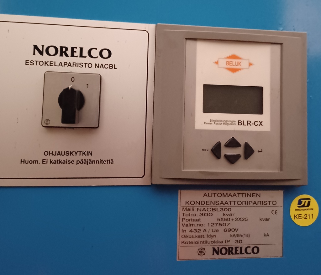 Norelco 300 kVAr Estokelaparisto