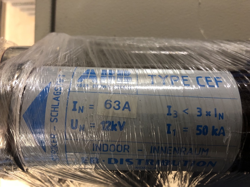 12 kV-63A ABB medium voltage fuse