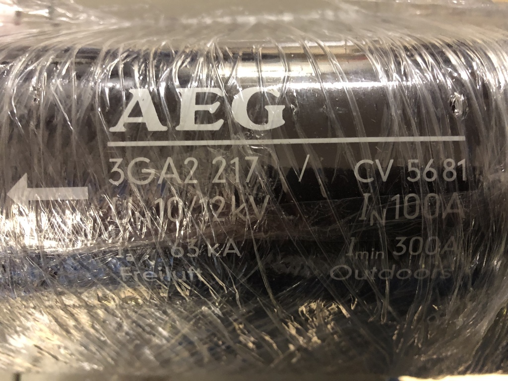 12 kV-100A AEG medium voltage fuse