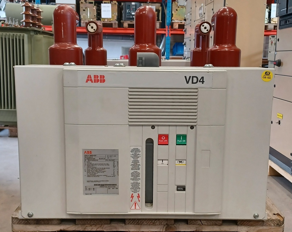 630A 24 kV ABB VD4 keskijännitekatkaisija