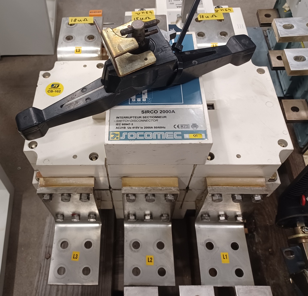 2000A Socomec Sirco circuit breaker