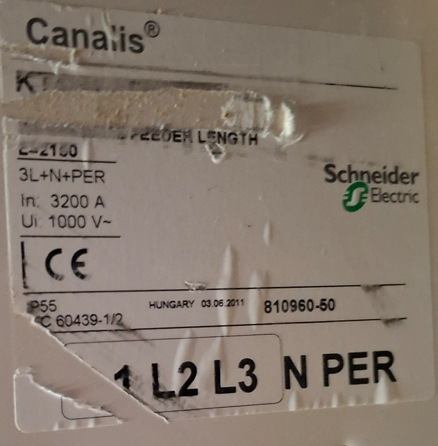 Schneider Electric KTA3200ET72C 2150mm
