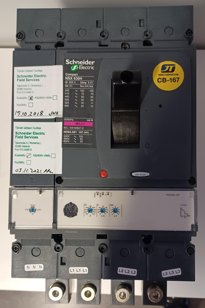 630A Schneider NSX630H circuit breaker