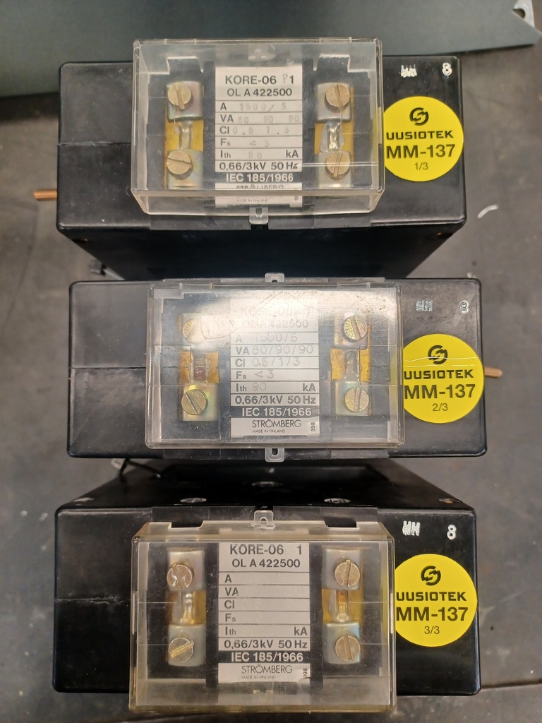 Virtamuuntaja Strömberg KORE-06 1500/5A cl. 0.5