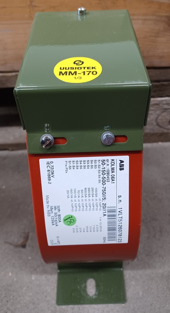 Current transformer ABB KOLMA06A1 50-150-500-750//5; 20//1A
