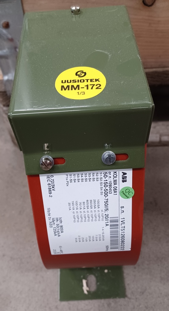 Current transformer ABB KOLMA06A1 50-150-500-750//5; 20//1A