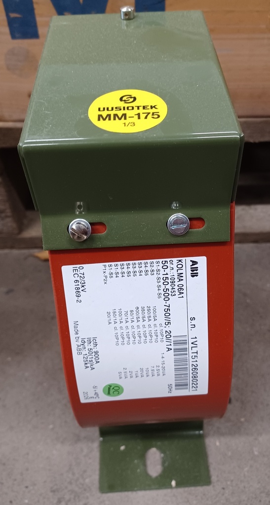 Current transformer ABB KOLMA06A1 50-150-500-750//5; 20//1A