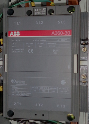 [A260-30] ABB A260-30 contactor