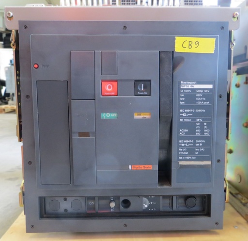 [CB9] 1600A circuit breaker MERLIN GERIN NW16 HA no relay