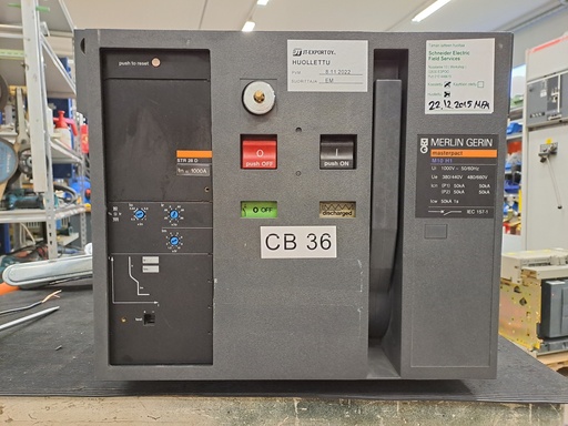 [CB36] 1000A Katkaisija Merlin Gerin Masterpact M10 H1