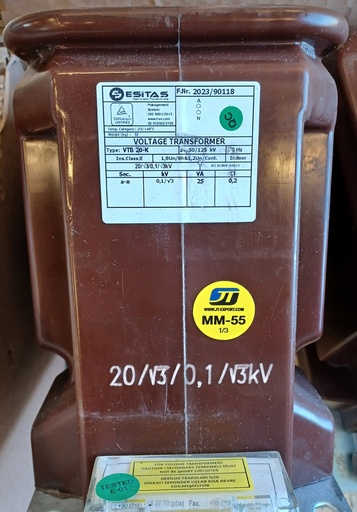 [MM-55] Voltage transformer Esitas VTB20-K 20000/V3/100/V3 V, cl 0,2
