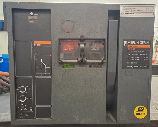 [CB117] 1600A katkaisija Merlin Gerin Masterpact M16 H1