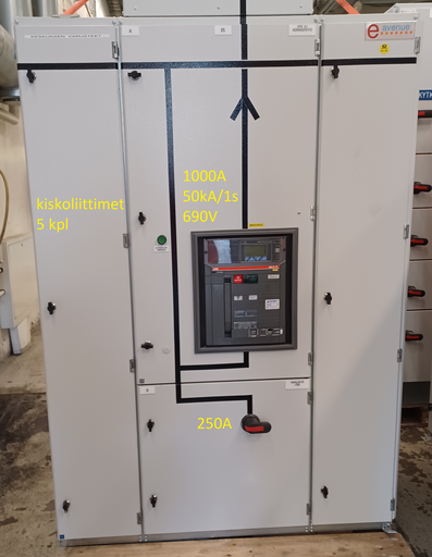 [KE-185] 1600A 230_400V Icw 50kA Ipk 105kA field 05 EAvenue PK2.1 low voltage center