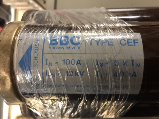 [KJS2] 12 kV-100A BBC medium voltage fuse