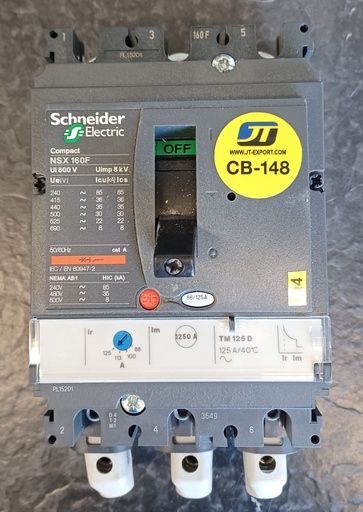 [CB148] 125A katkaisija Schneider NSX160F