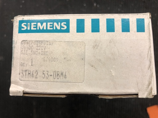 [3TH4253-0BM4] Siemens 3TH4253-0BM4 control relay 220VDC