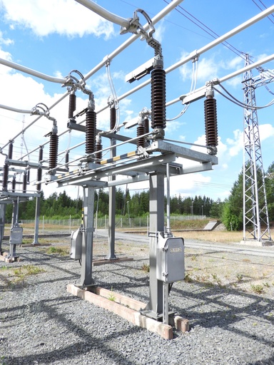 [110kV_HAPAM1+1earthing] 110kV disconnector HAPAM 1+1grounding