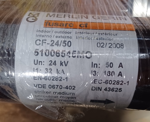 [KJS28] 24 kV-50A Merlin Gerin keskijännitesulake