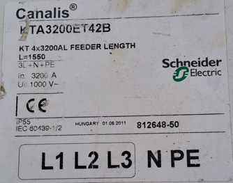 [KTA3200ET42B] Schneider Electric Canalis KTA3200ET42B 1550mm