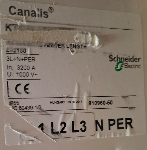 [KTA3200ET72C] Schneider Electric Canalis KTA3200ET72C 2150mm