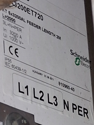 [KTA3200ET720] Schneider Electric Canalis KTA3200ET720 2000mm