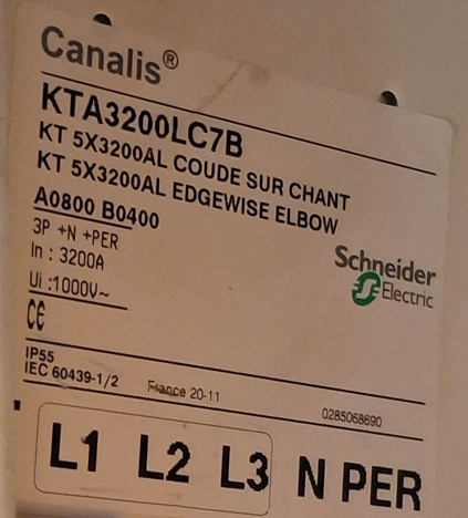 [KTA3200LC7B] Schneider Electric Canalis KTA3200LC7B yhdistyspala