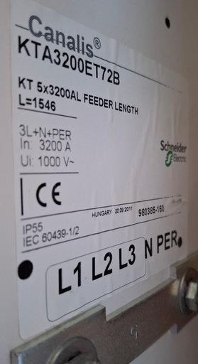 [KTA3200ET72B] Schneider Electric Canalis KTA3200ET72B 1546mm