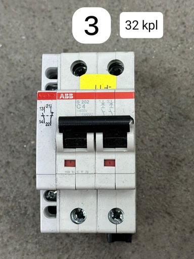 [C4] Line protection ABB C4, 2 pole