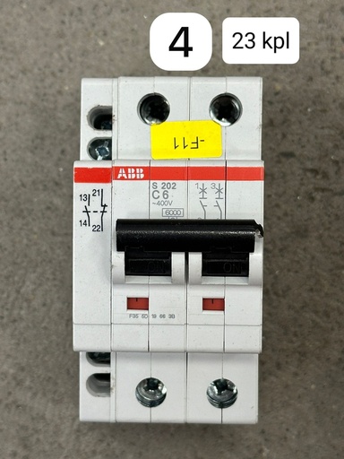 [C6] Line protection ABB C6, 2 pole